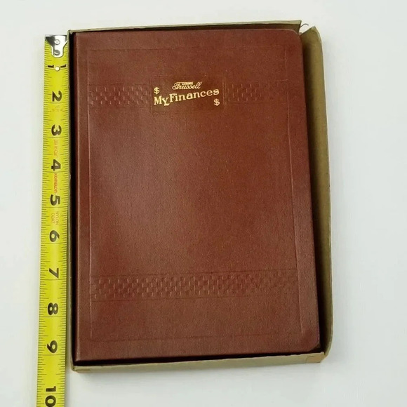 Trussell My Finances Vintage Accounting With Box Yellow Envelopes Copyright 1961 - Picture 2 of 8
